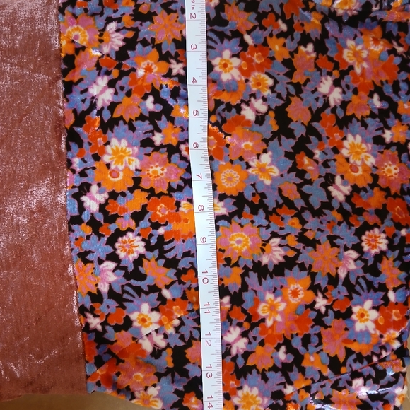 Custom vintage floral velvet maxi dress - Picture 3 of 6